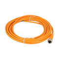 EVT001 ADOGH040VAS0005E04 M12 Female Straight Connector Cable, 4 Pin, 5 m