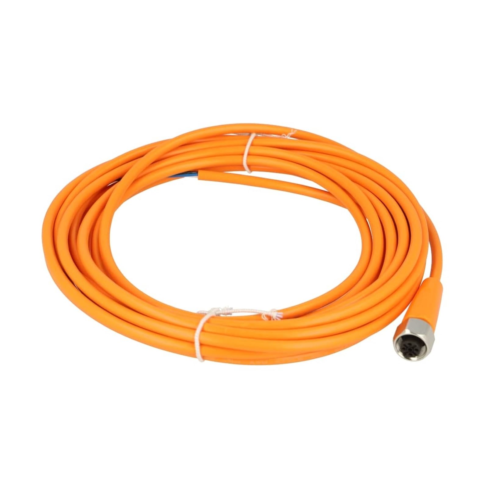 EVT001 ADOGH040VAS0005E04 M12 Female Straight Connector Cable, 4 Pin, 5 m