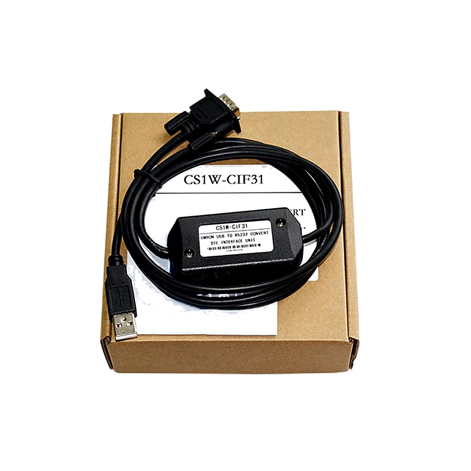 CS1W-CIF31 for USB-RS232 Conversion Cable Serial Cable (Black 3m)