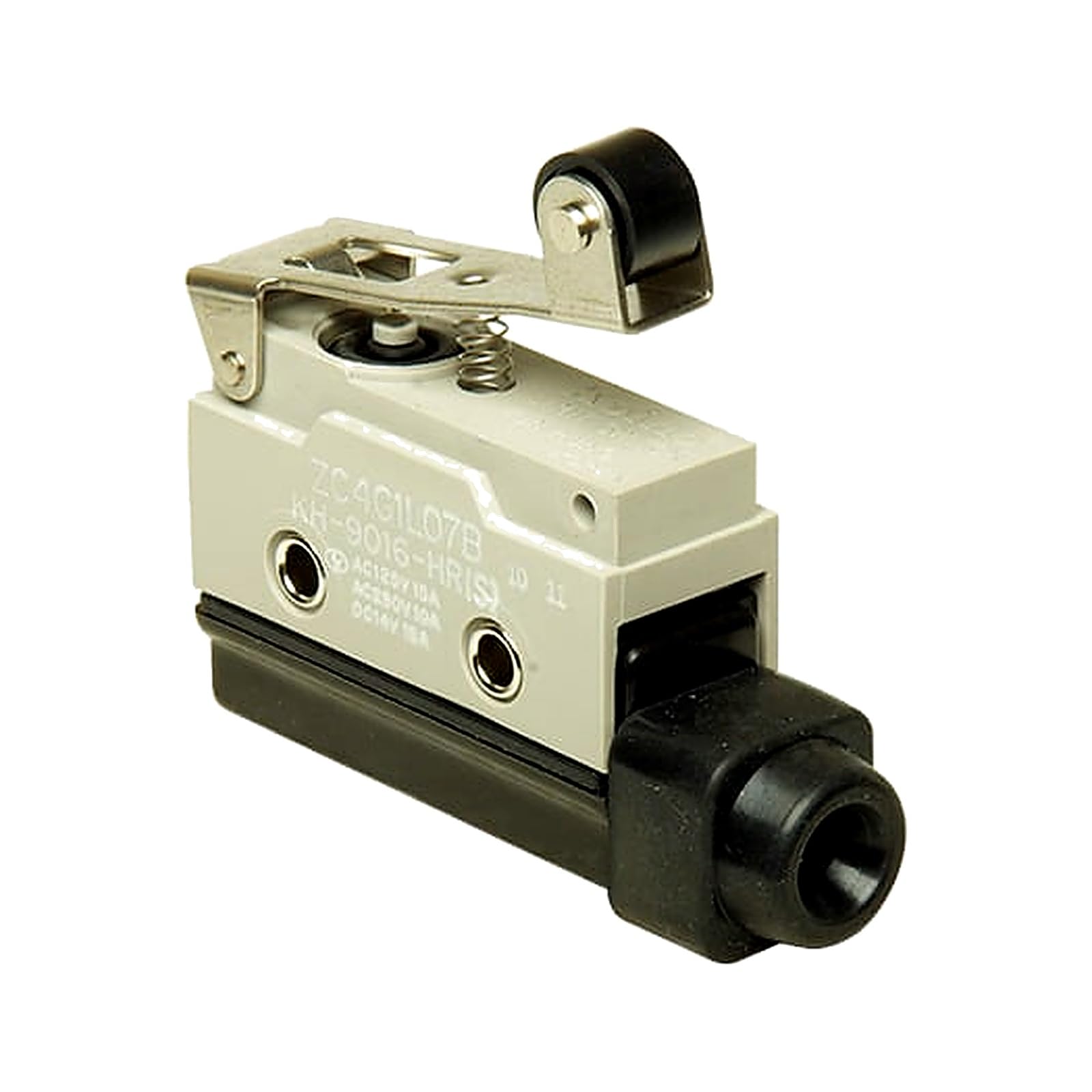 KH-9016-HRS Micro Limit (Snap-Action) Switch - SPDT 15A 125VAC, Short Hinge Roller Lever