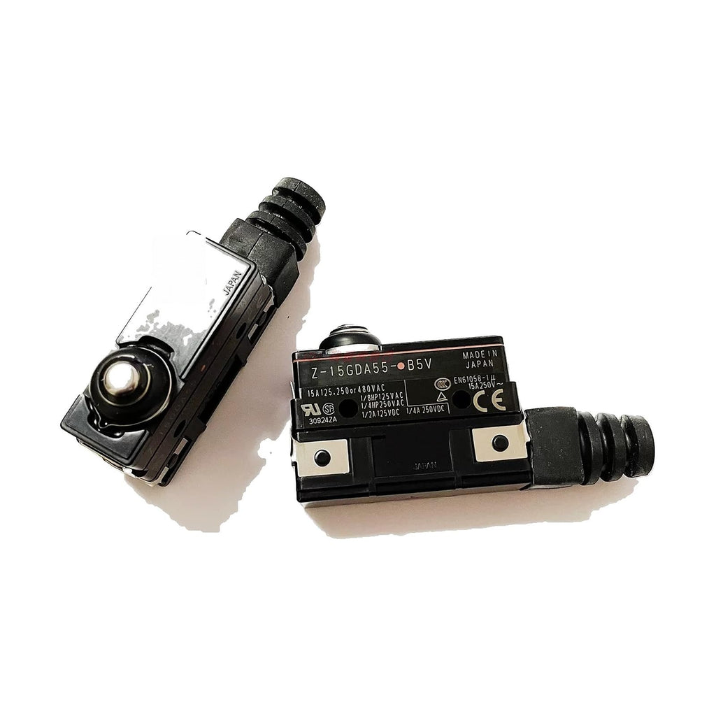 Z-15GQA55-B5V Waterproof Micro Limit Switch, Snap Action SPDT Basic Switch, 16A 250VAC, 1 Unit