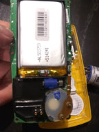Gas-detector interior and oxygen sensor shown for reference; sensor only, instrument not included