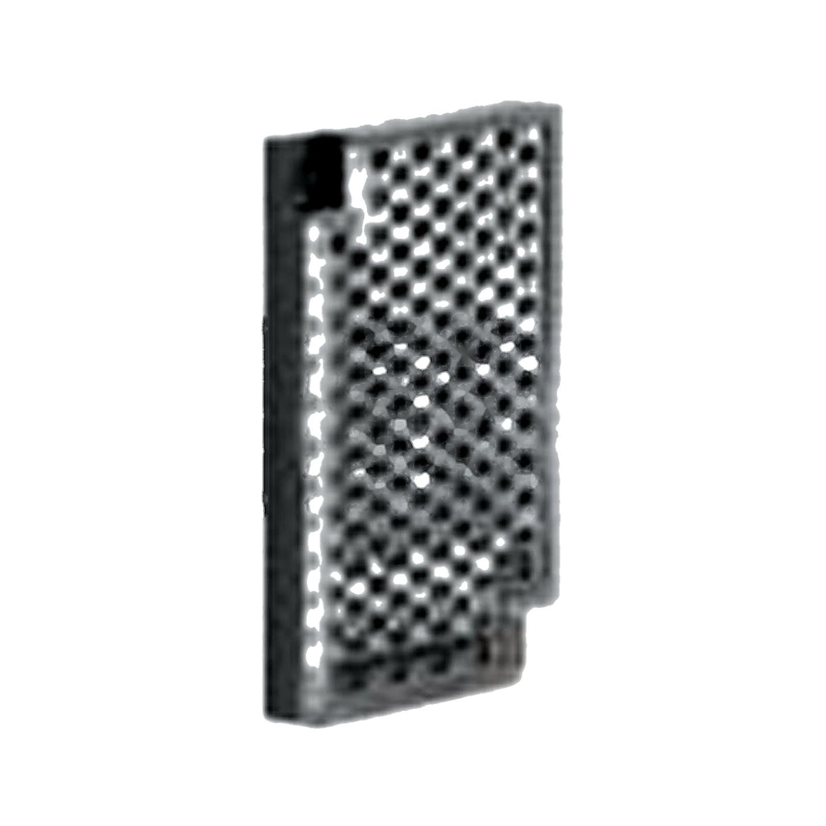 Photoelectric sensor reflector with rectangular housing