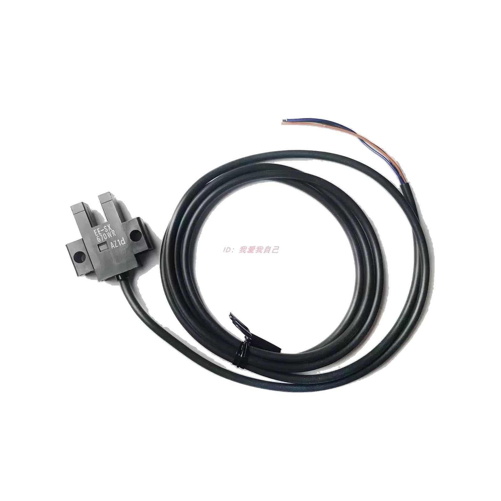 EE-SX671-WR Slot-type Photomicrosensor (NPN), 5 mm Slot, Pre-wired 1 m Cable - 1 Count
