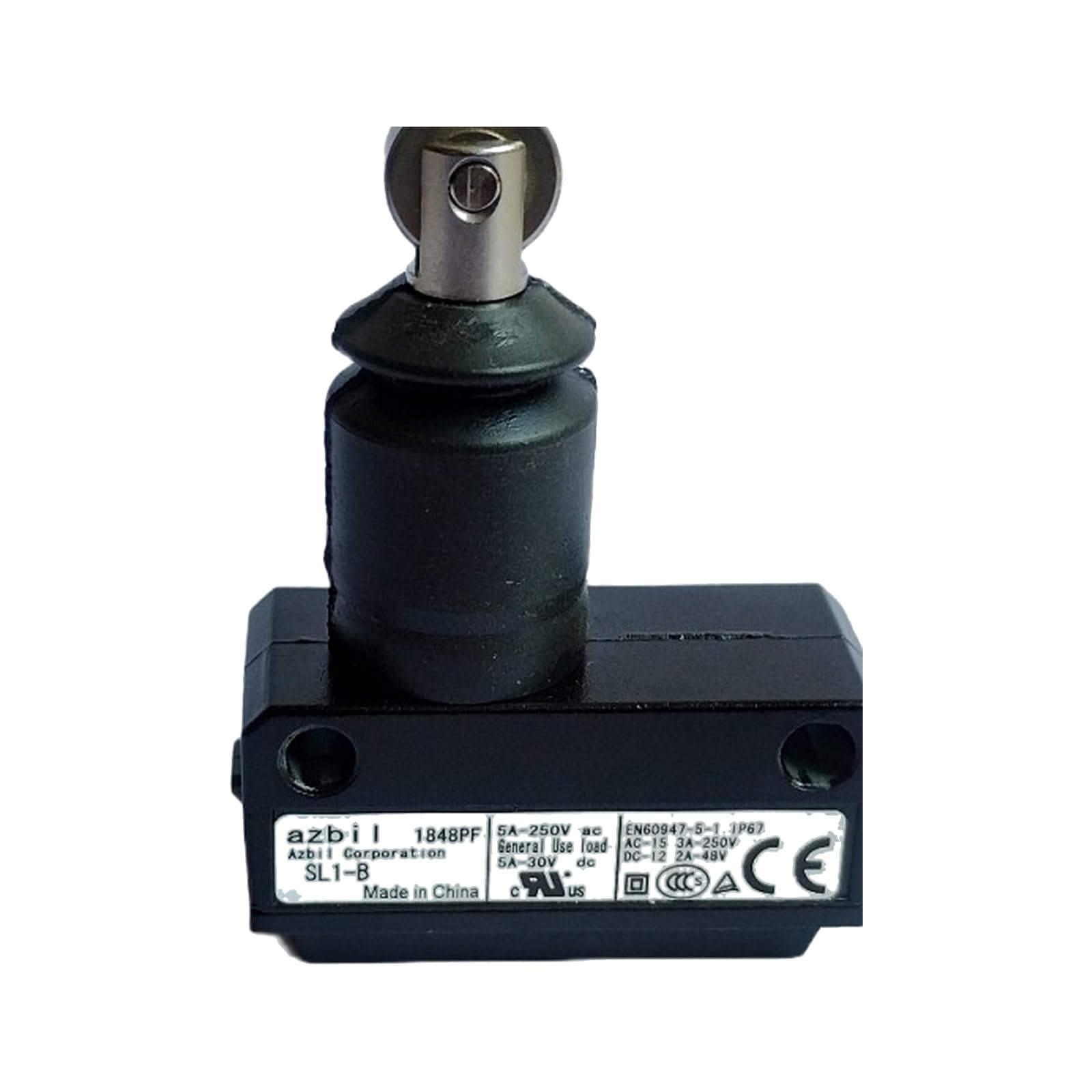 Limit Switch SL1-B Roller Plunger SPDT 5A Screw Terminal - 1 Count