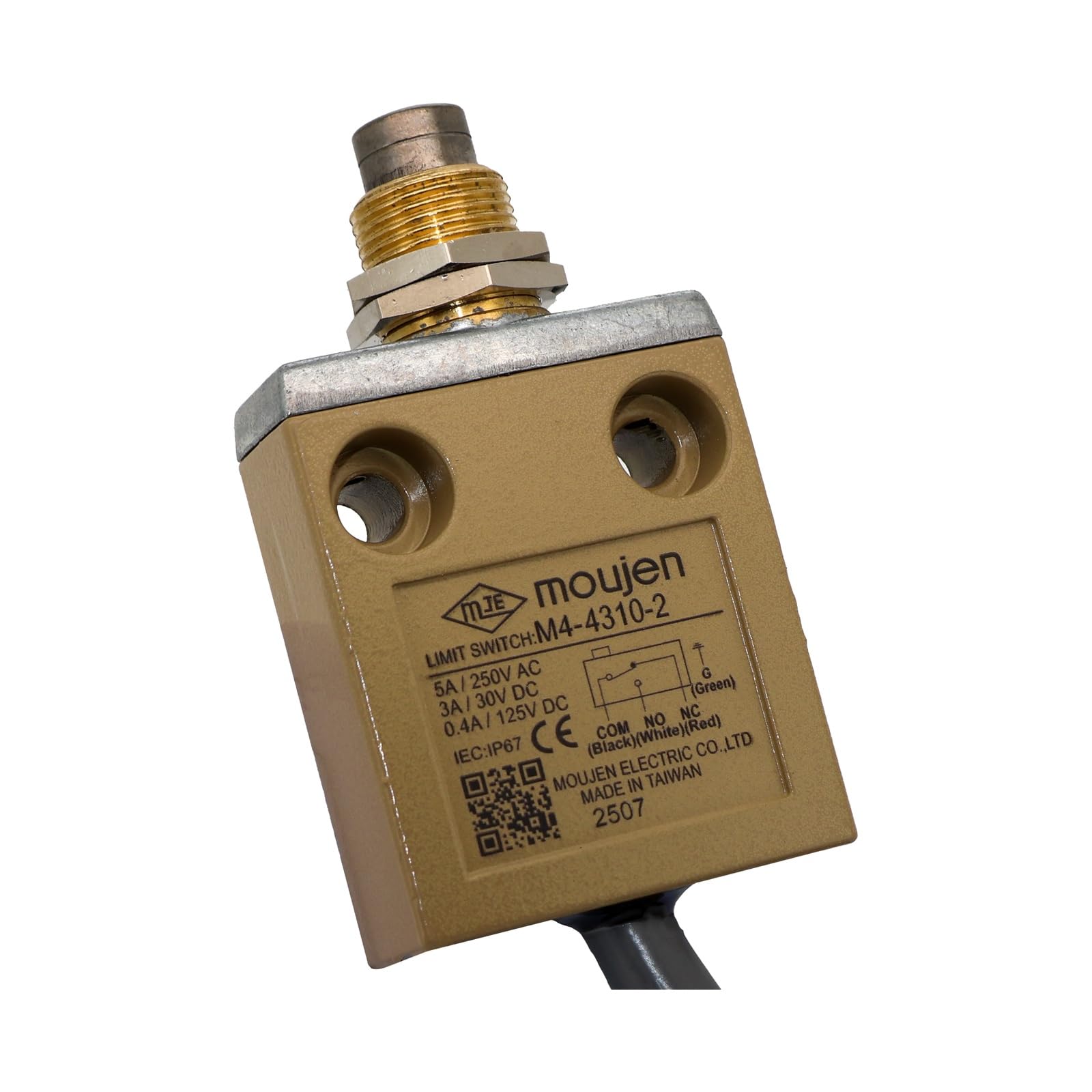 Moujen M4-4310 trusted Plunger Limit Switch (M4 Series) - Panel-Mount, 1 Pc