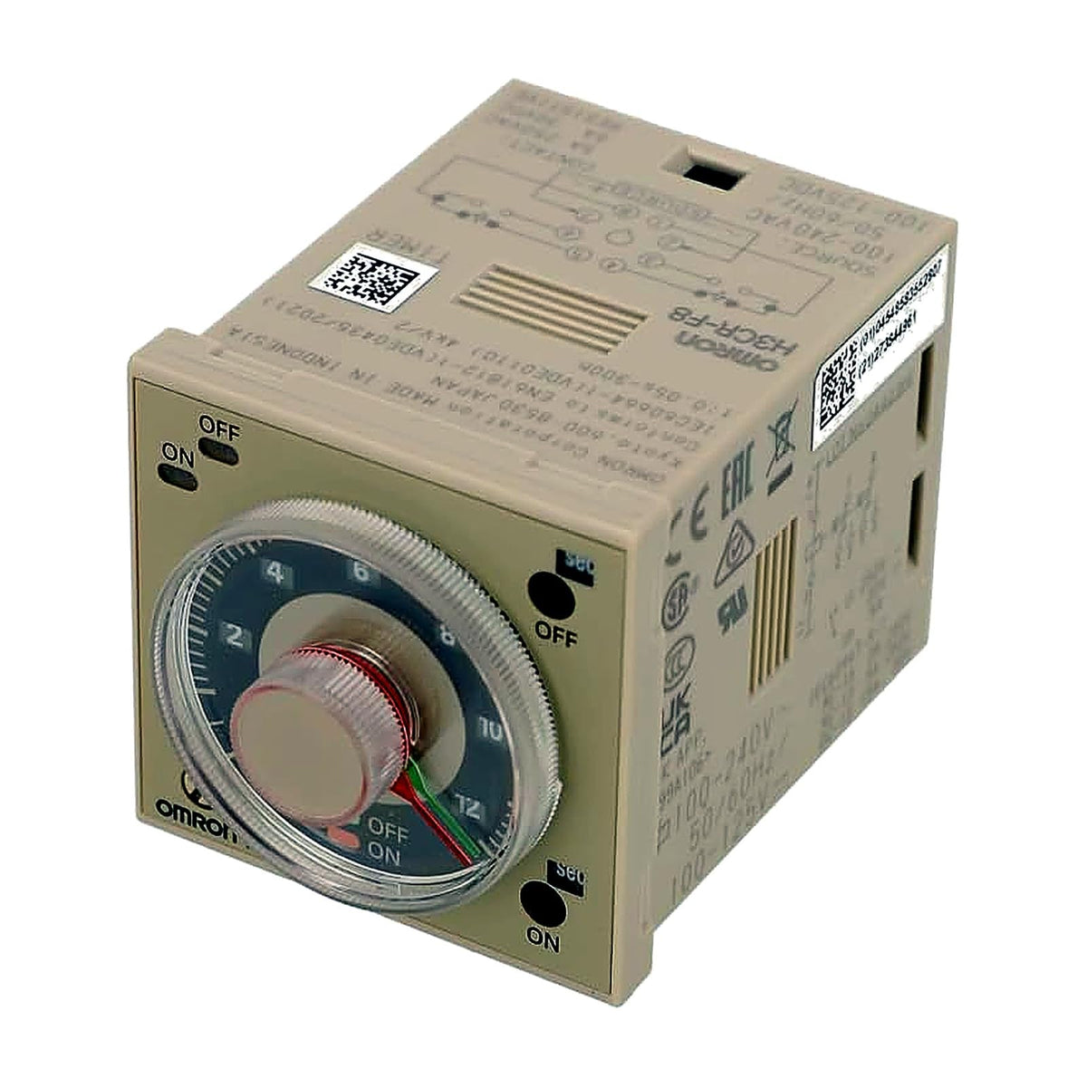 H3CR-F8N DC24 Solid State Timer Relay, 1 Piece