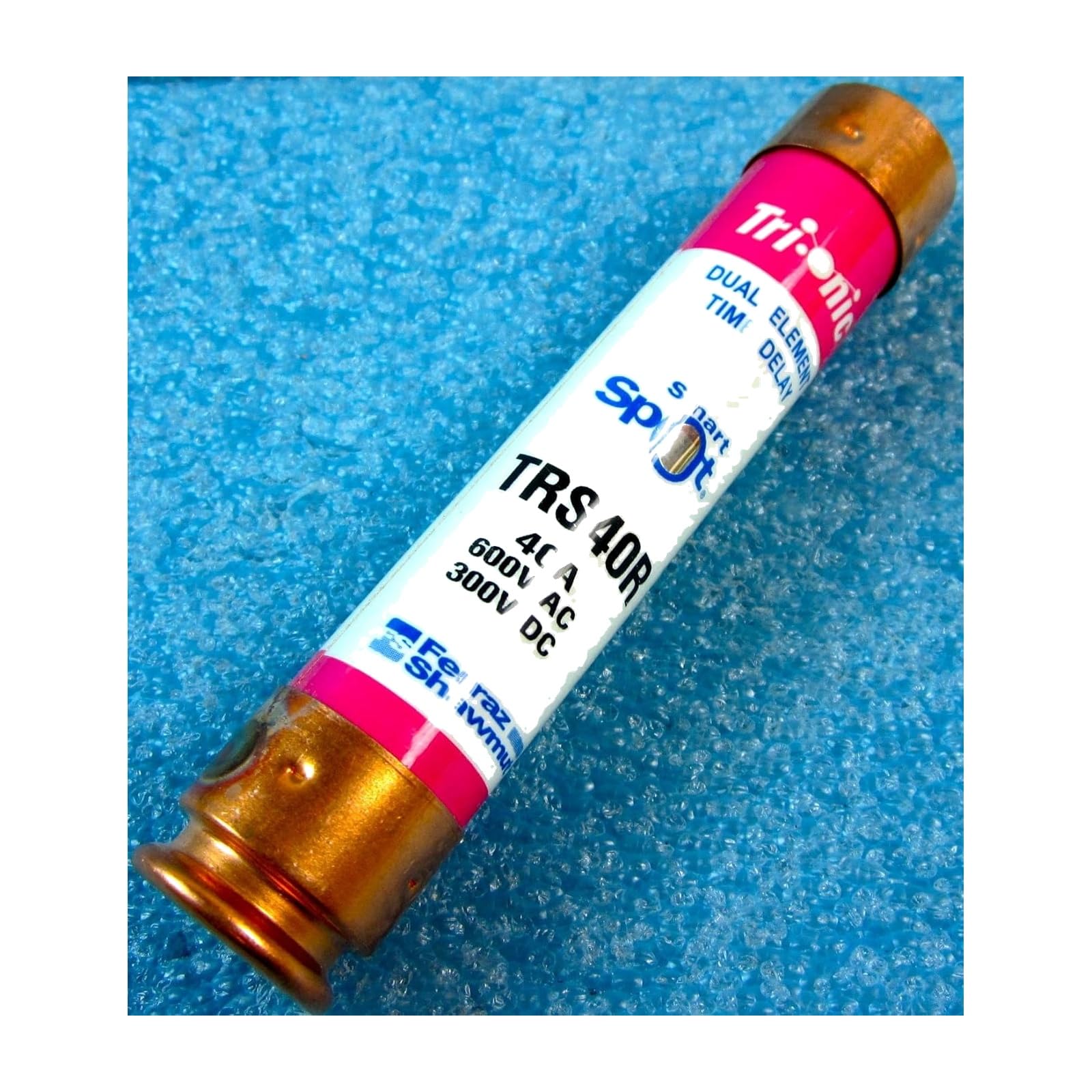 TRS100R TRI-ONIC TRS100R, 100A, 600V AC, 600V DC, Time Delay, Ferrule Fuse