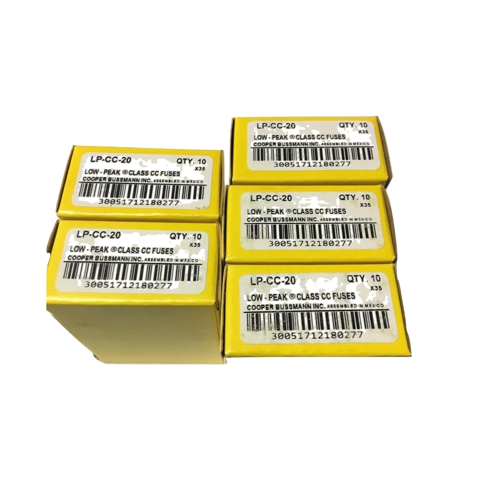 Cooper LP-CC-20 Low Peak Current Fuse 20A LPCC20 (Pack of 50)