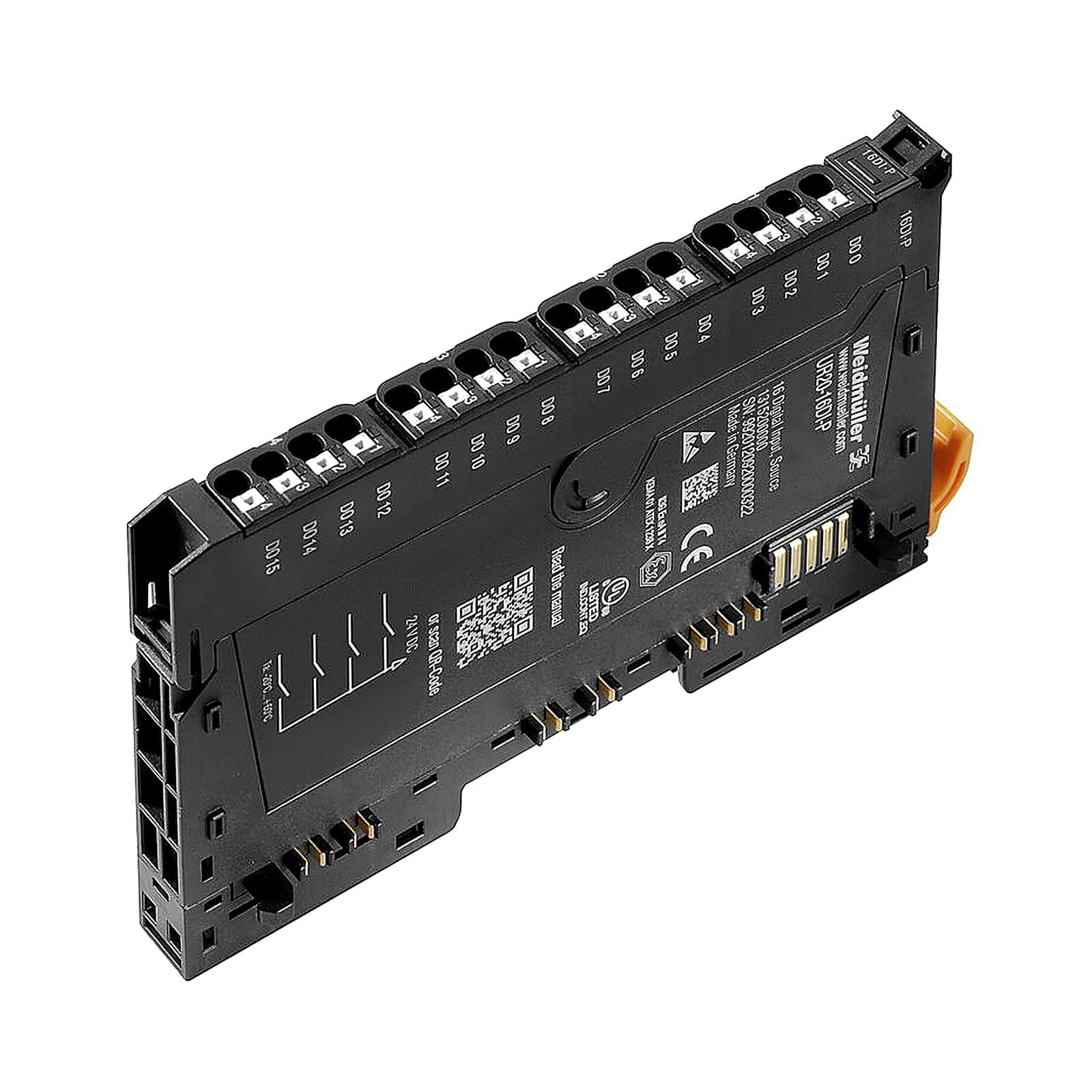 UR20-16DI-P Remote I/O Digital Input Module, 16-Channel, Part Number 1315200000
