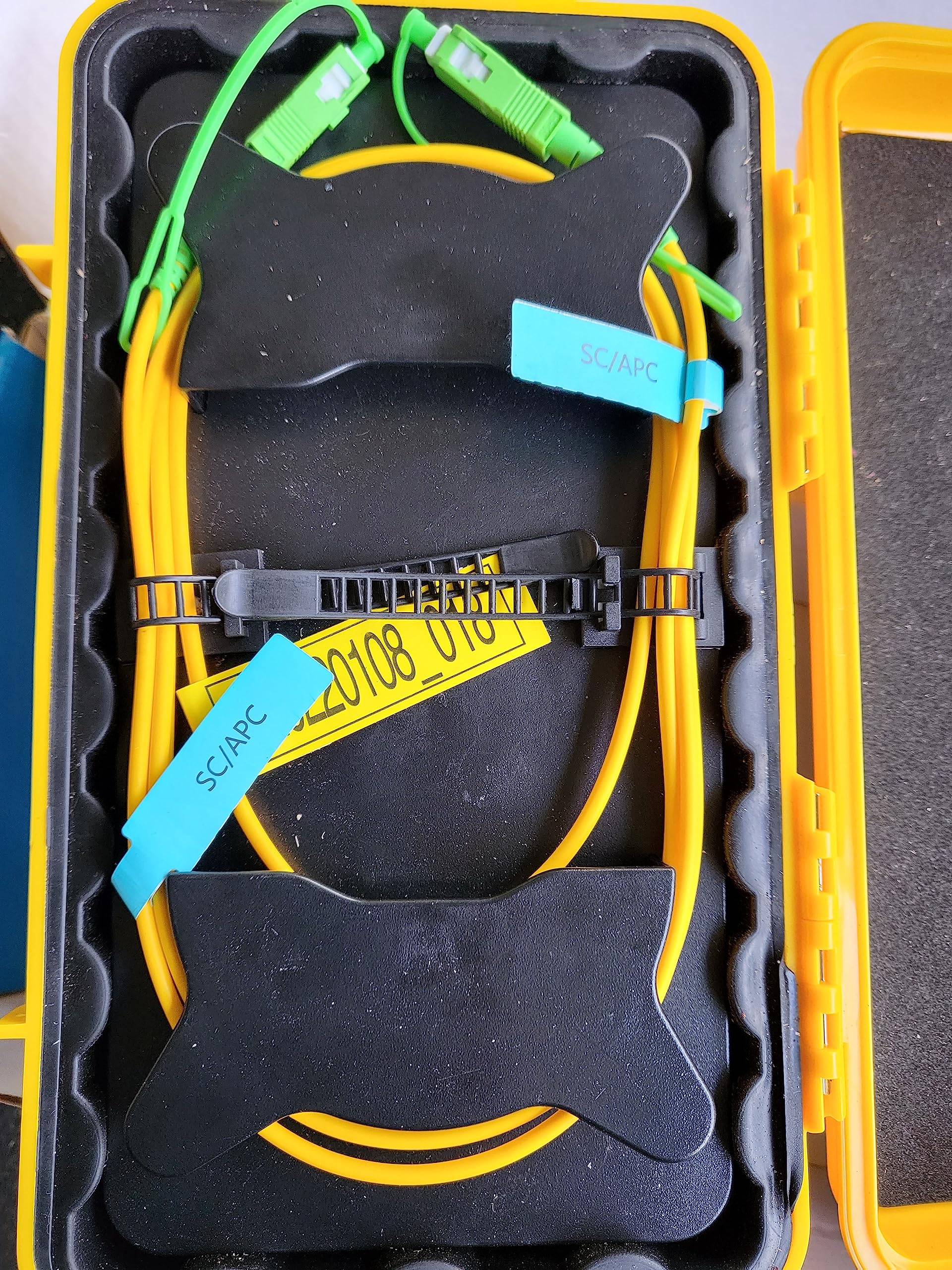 OTDR Launch Cable Box 500 m Single Mode 9/125, SC/APC to SC/APC, 1 Piece