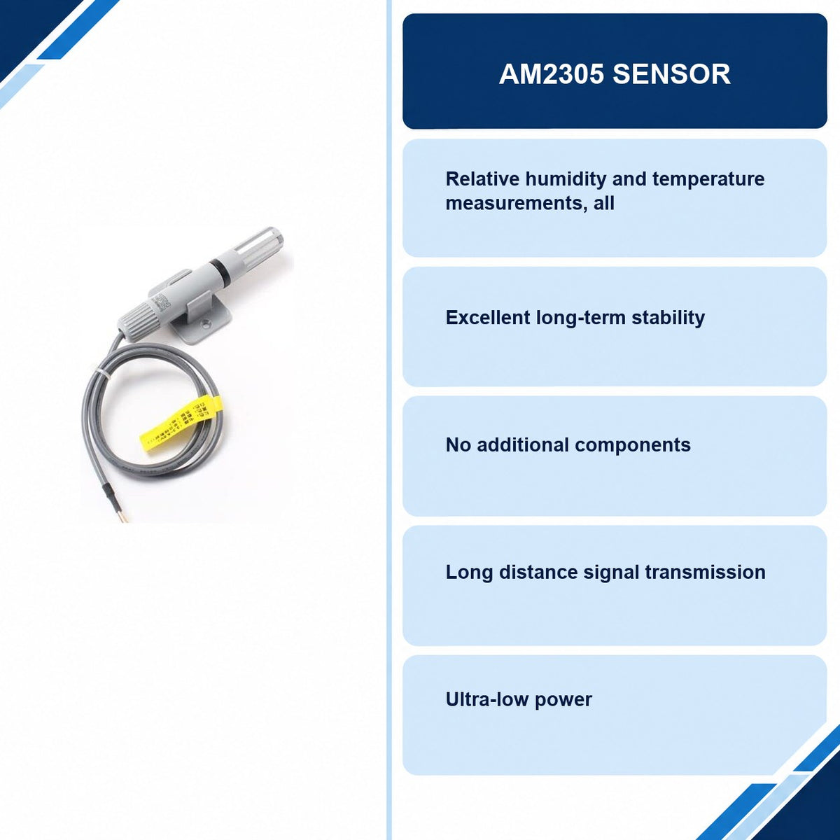 AM2305 Sensor specifications and delivery information