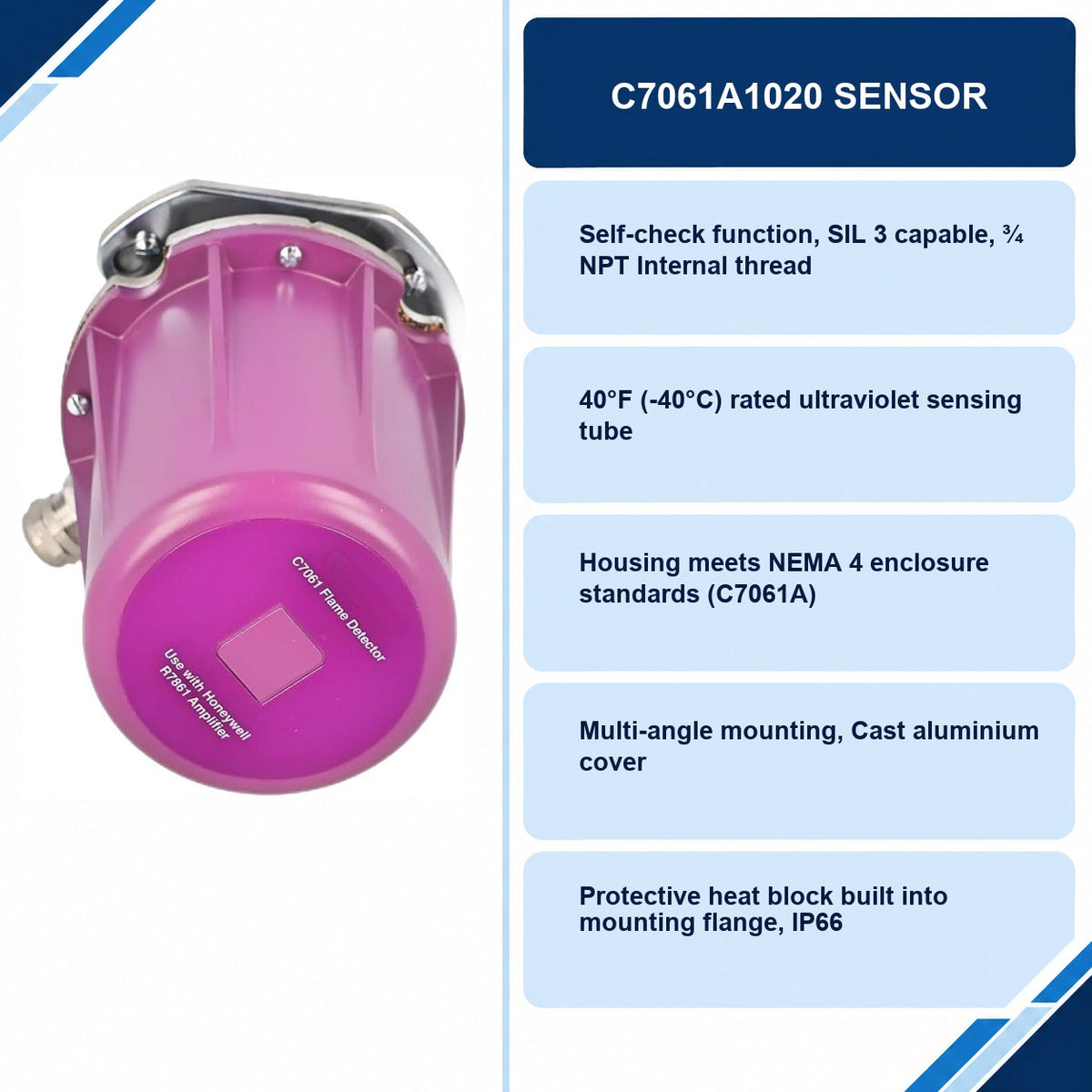 C7061A1020 Sensor specifications and delivery information