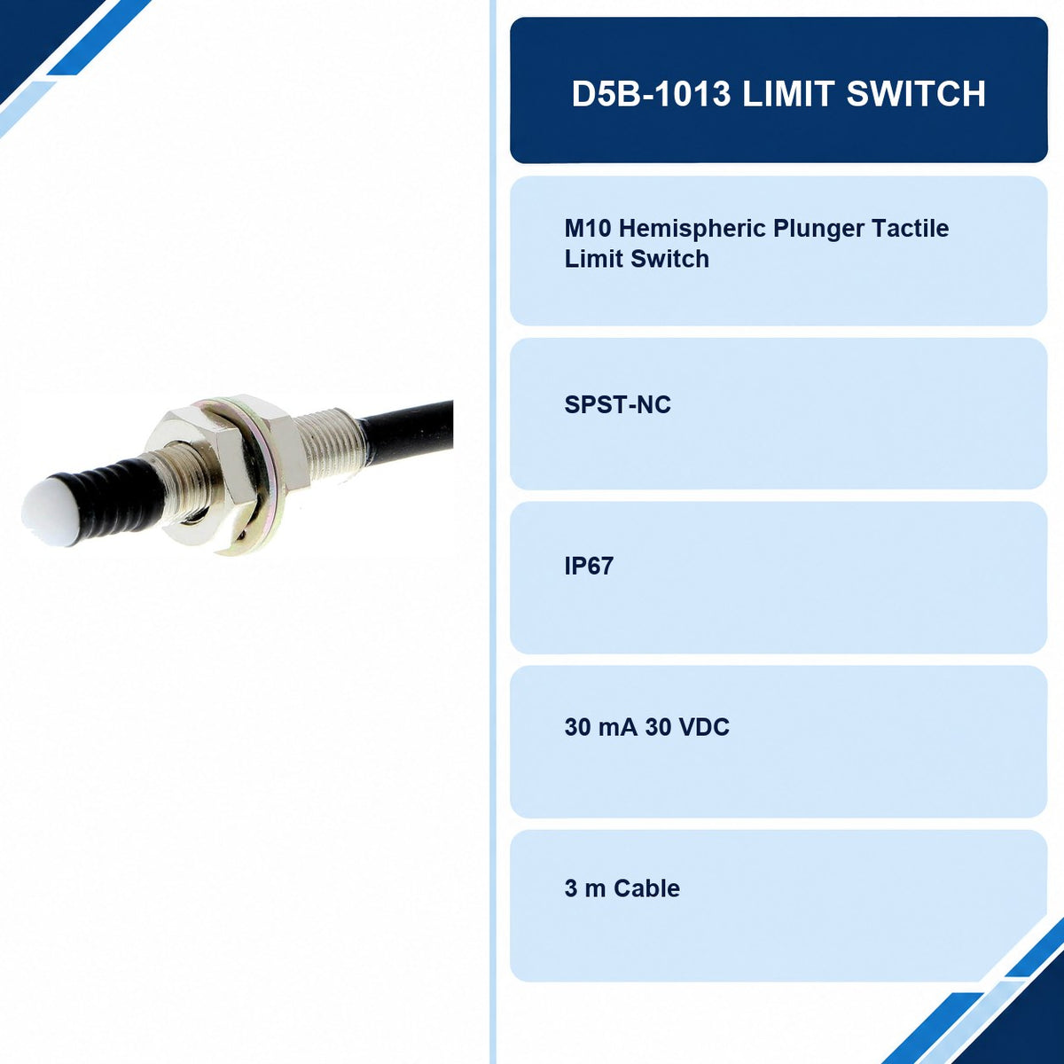 D5B-1013 Limit Switch specifications and delivery information