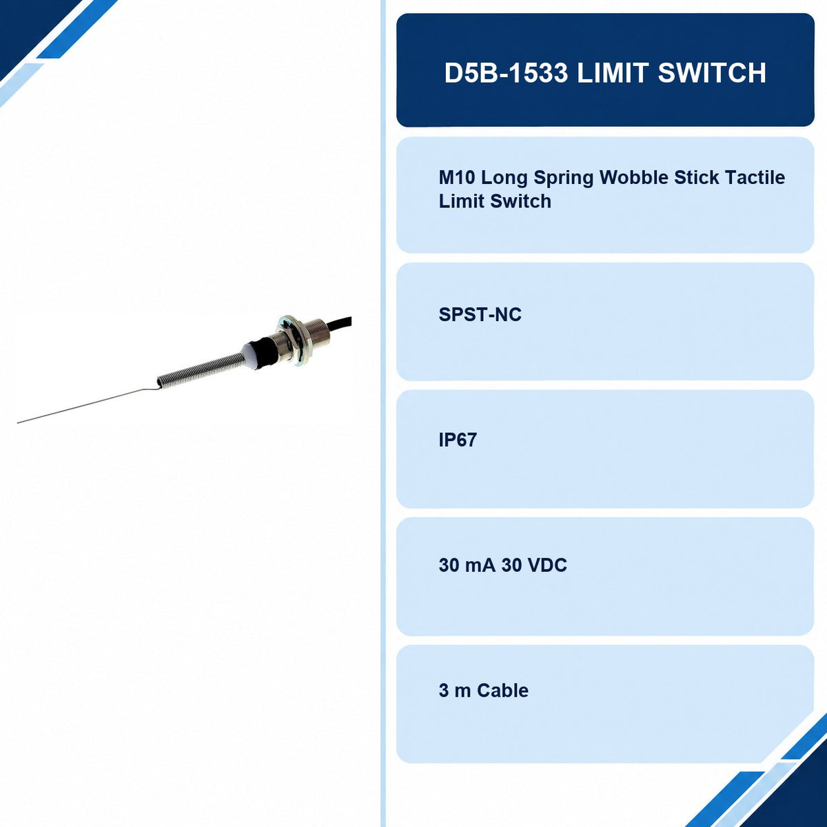 D5B-1533 Limit Switch specifications and delivery information
