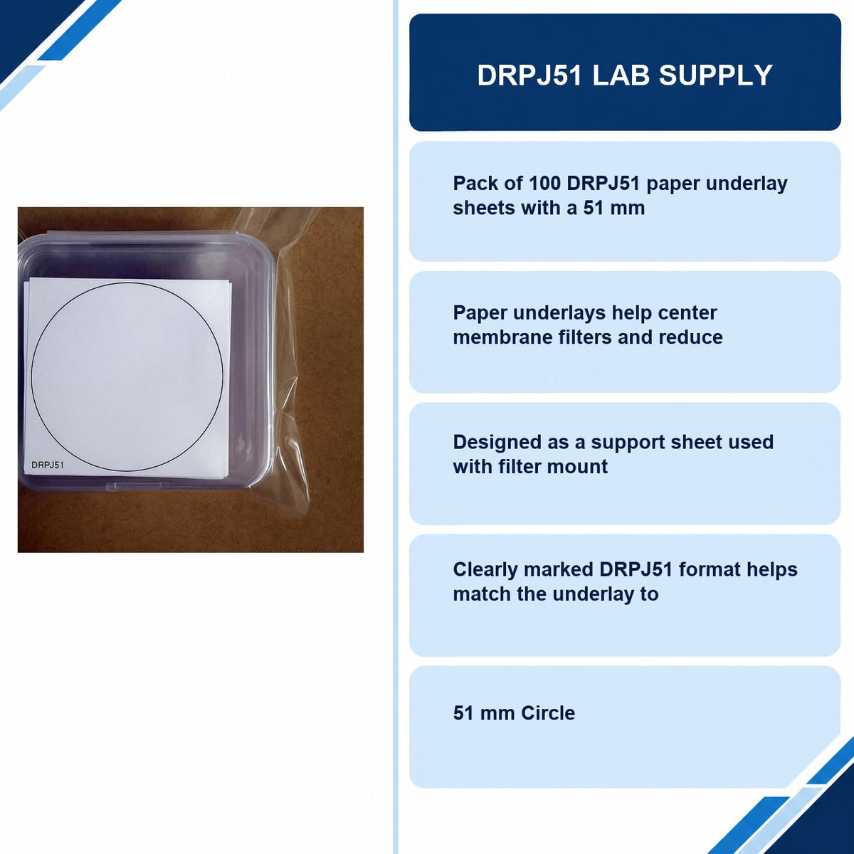 DRPJ51 Lab Supply specifications and delivery information