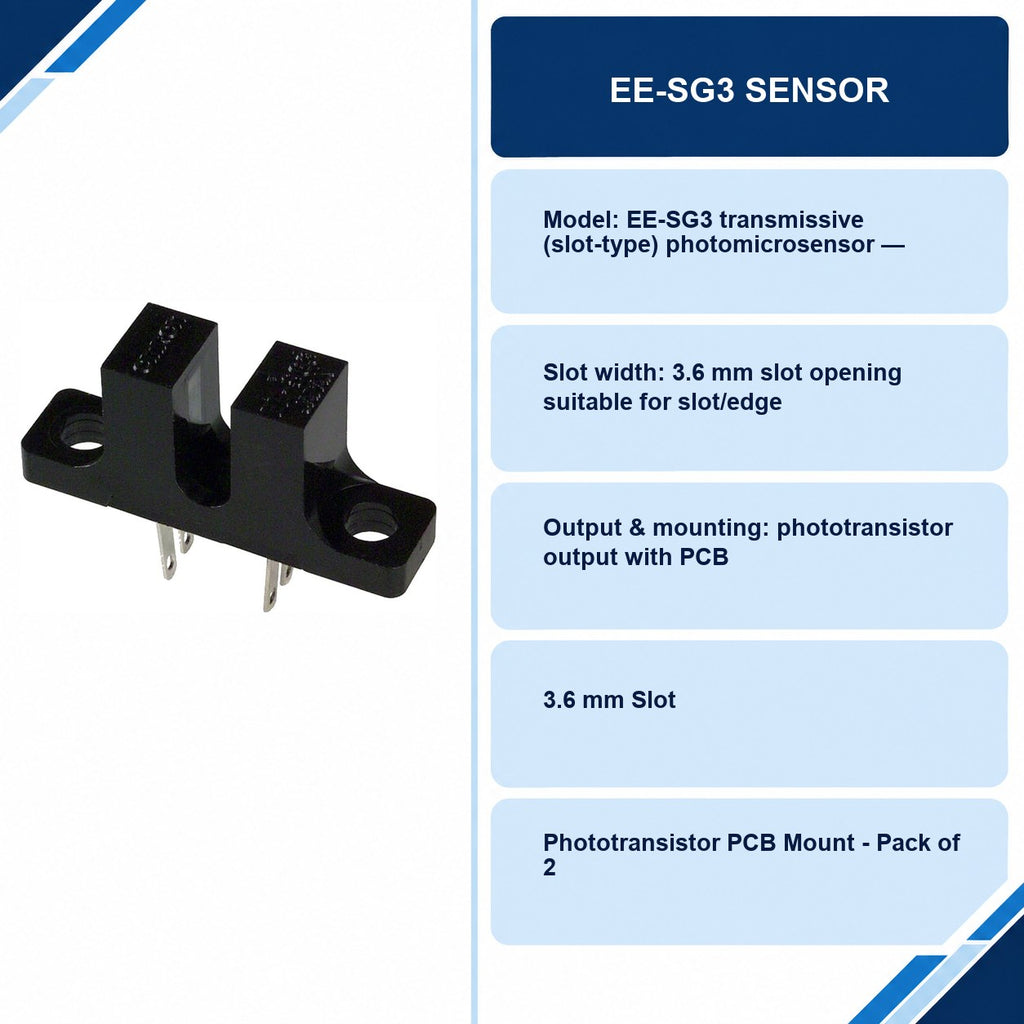 EE-SG3 Sensor specifications and delivery information