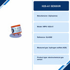 H2S-A1 Sensor specifications and delivery information