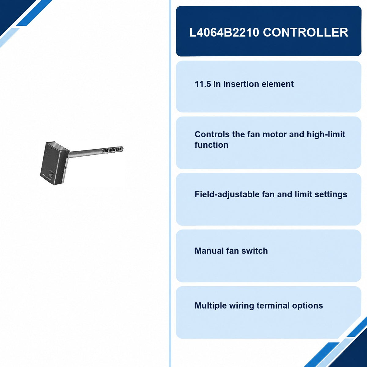 L4064B2210 Controller specifications and delivery information