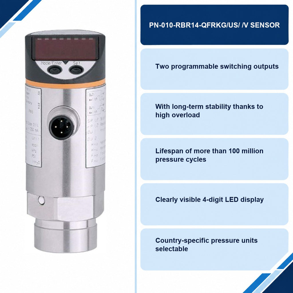 PN-010-RBR14-QFRKG/US/ /V Sensor specifications and delivery information