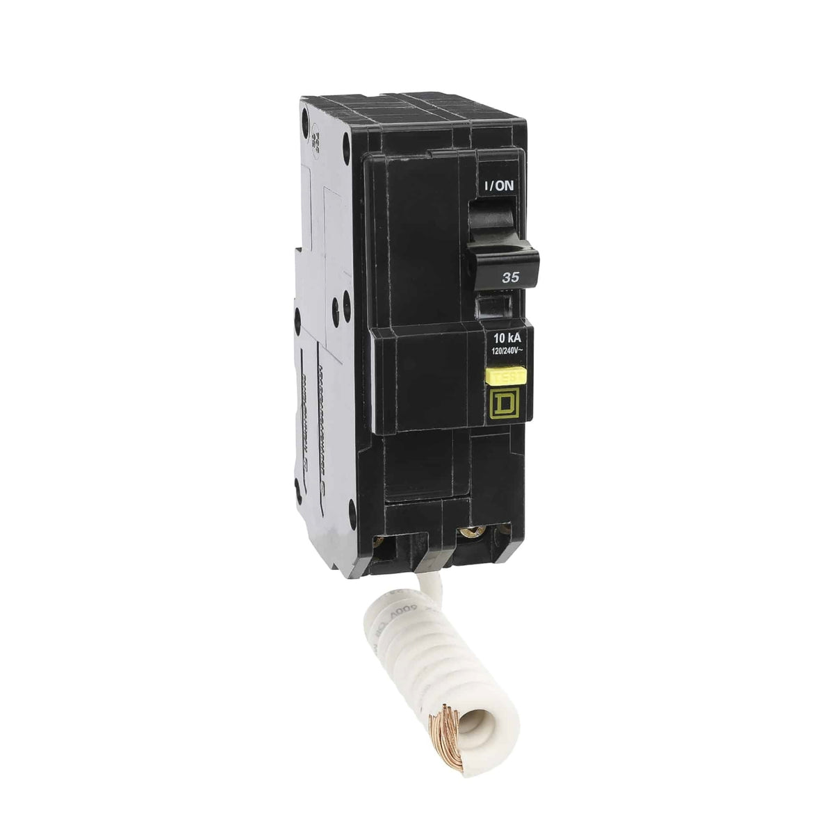 QO235GFI 35A two-pole pigtail GFCI breaker, manufacturer reference image