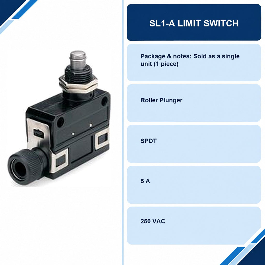 SL1-A Limit Switch specifications and delivery information