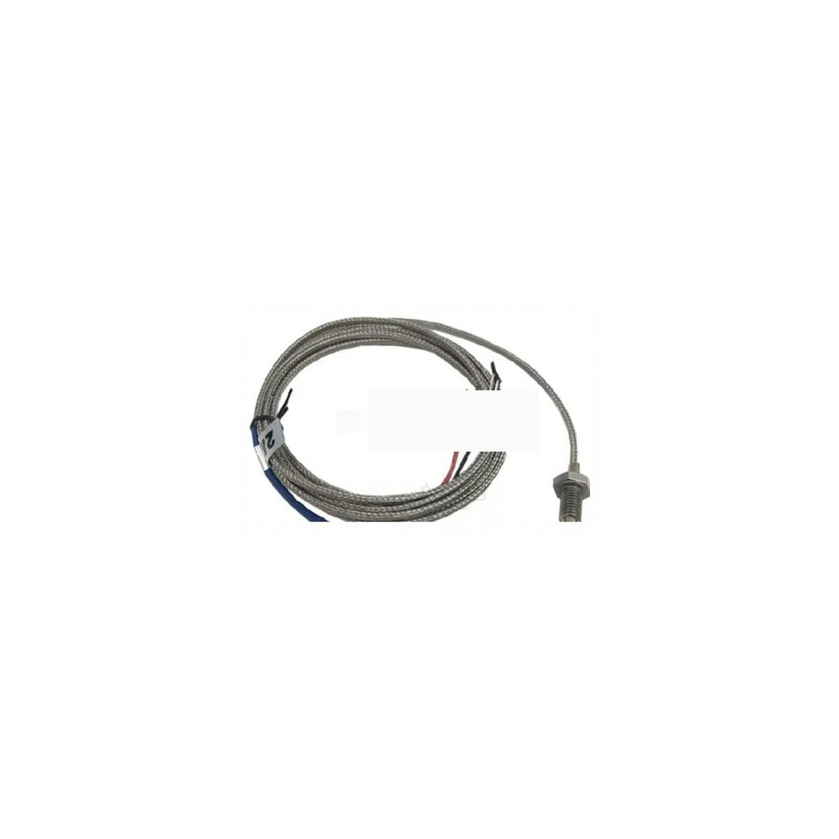 E52L-CA1D 2M K-Type Thermocouple Temperature Sensor Probe, 2 m Cable, Threaded Industrial Probe