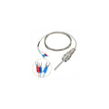 E52L-P6D 2M PT100 RTD Temperature Sensor Probe, 2 m Cable, Threaded Industrial Probe