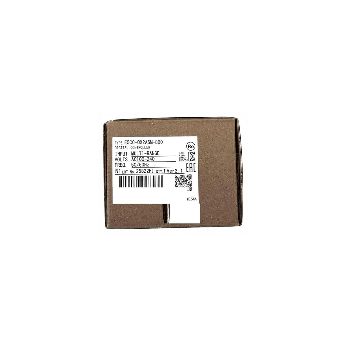 E5CC-QX2ASM-800 1/16 DIN, 100-240 VAC, 50/60 HZ, Process Temperature Controller