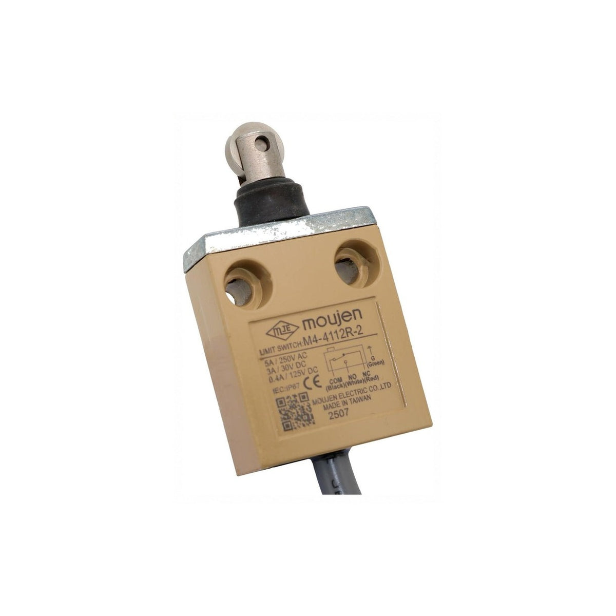 M4-4112R-2 Travel Limit Switch (M4 Series) - 5A @ 250VAC, 3A @ 30VDC - Single Unit