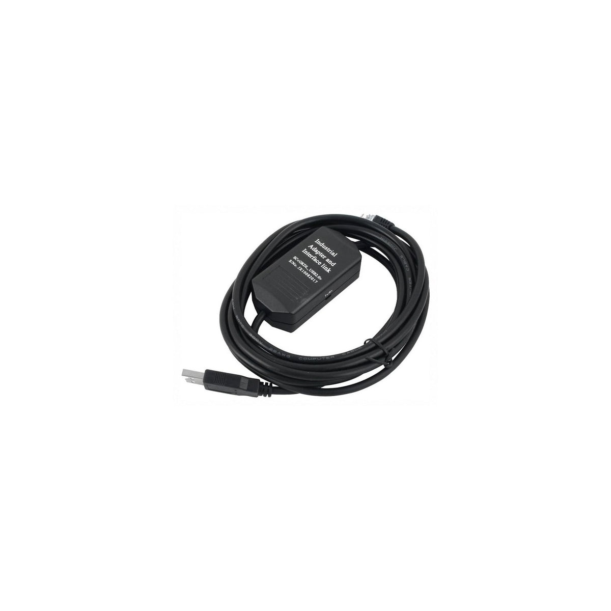 USB-KV Touch Screen PLC Programming Cable, Black, 9.5 ft, 1 Piece