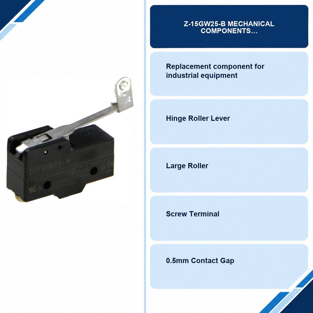 Z-15GW25-B Mechanical Components specifications and delivery information